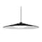 Besa Lighting Swan Stem Pendant, Black/Opal, Black Finish, 1x23W LED 1TT-SWANBK-LED-BK - alternate 1